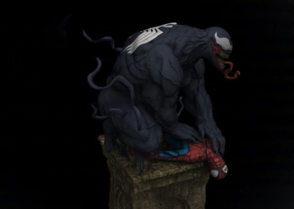 Venom vs Spiderman 3D Model Ready to Print