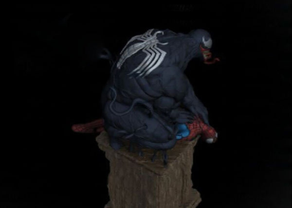 Venom vs Spiderman 3D Model Ready to Print