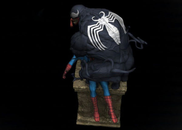 Venom vs Spiderman 3D Model Ready to Print