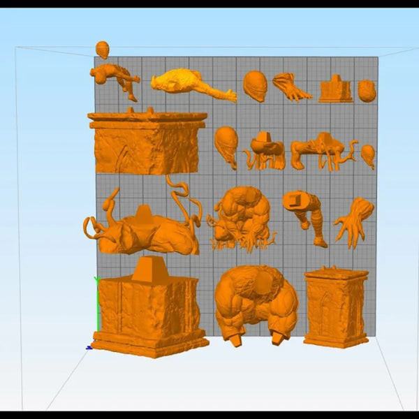 Venom vs Spiderman 3D Model Ready to Print