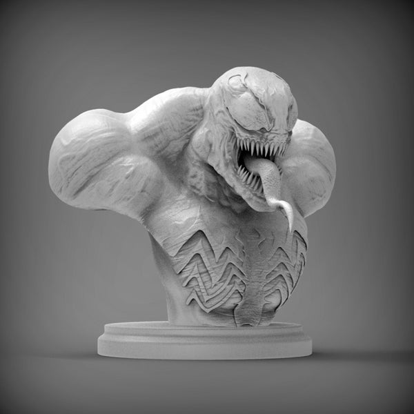 Venom Bust 3D Model Ready to Print