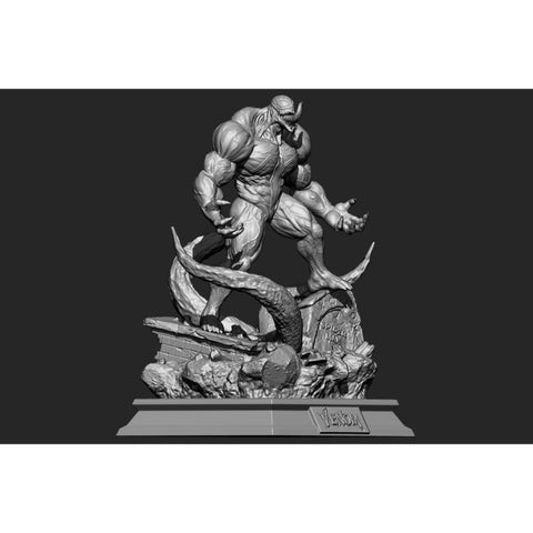 Venom Diorama 3D Model Ready to Print