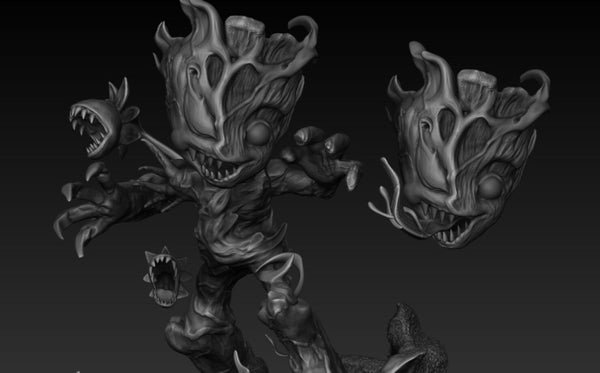 Venom Groot 3D Model Ready to Print
