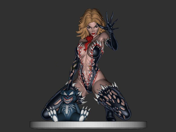 Venom Gwen Stacy Mary Jane 3D Model Ready to Print