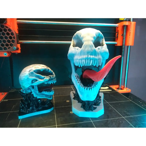 Venom Skull with Base 3D Model Ready to Print