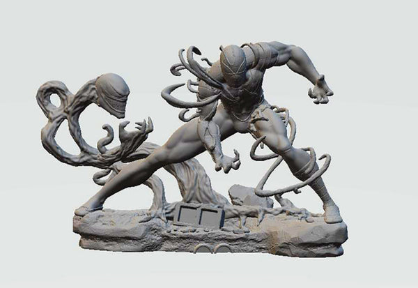 Venom Take Over Spiderman 3D Model Ready to Print