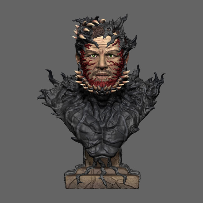 Venom - Tom Hardy Bust 3D Model Ready to Print