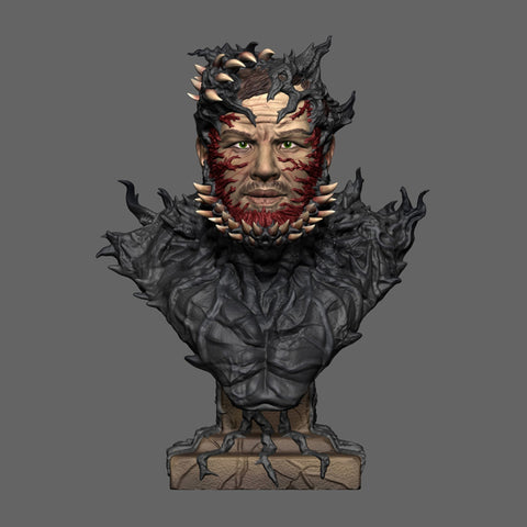 Venom - Tom Hardy Bust 3D Model Ready to Print