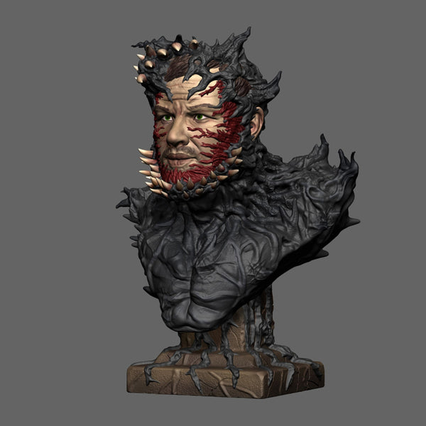 Venom - Tom Hardy Bust 3D Model Ready to Print