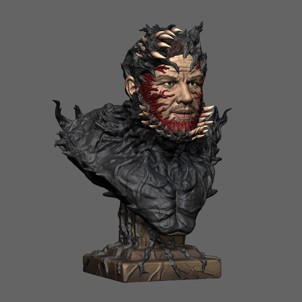 Venom - Tom Hardy Bust 3D Model Ready to Print