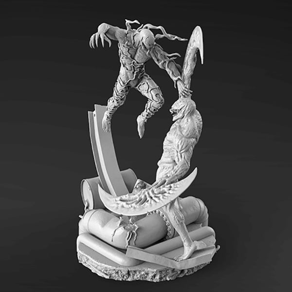 Venom vs Riot Symbiote 3D Model Ready to Print