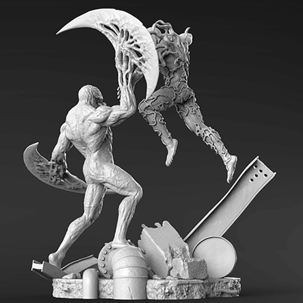 Venom vs Riot Symbiote 3D Model Ready to Print