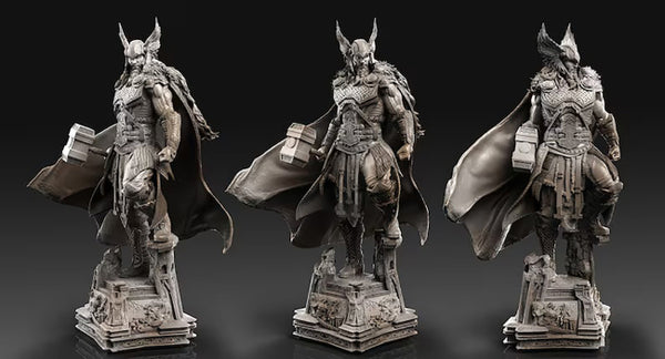 Viking Thor 3D Model Ready to Print