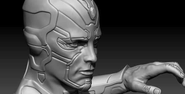 Vision Marvel 3D Model Ready to Print