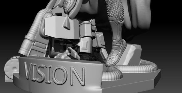 Vision Marvel 3D Model Ready to Print