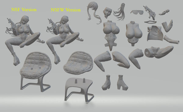 Volume Nikke Figures STL Ready to Print