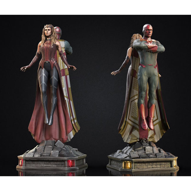 Wanda and Vision 3D Model Ready to Print