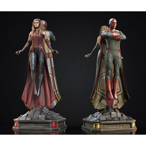 Wanda and Vision 3D Model Ready to Print