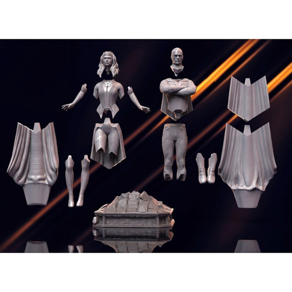Wanda and Vision 3D Model Ready to Print