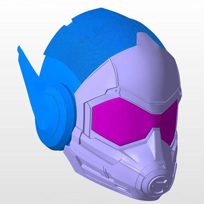 Wasp Female Helmet 3D Model Ready to Print