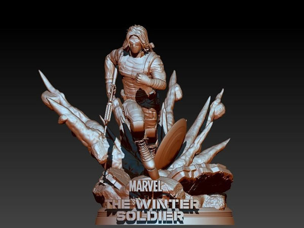 Winter Soldier 3D Model Ready to Print