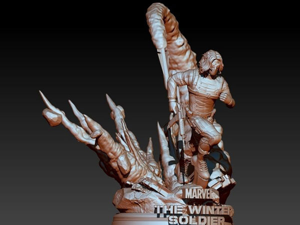 Winter Soldier 3D Model Ready to Print