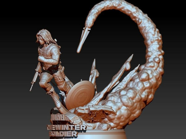 Winter Soldier 3D Model Ready to Print