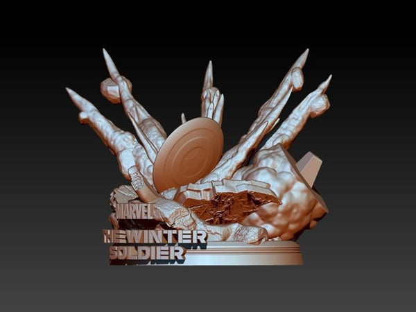 Winter Soldier 3D Model Ready to Print