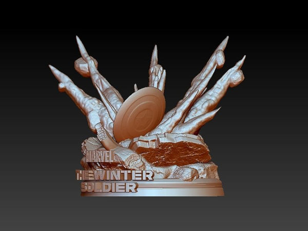 Winter Soldier 3D Model Ready to Print