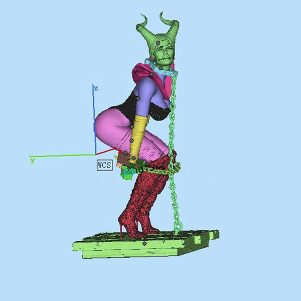 Witch BDSM - Maleficent 3D Figures Ready to Print