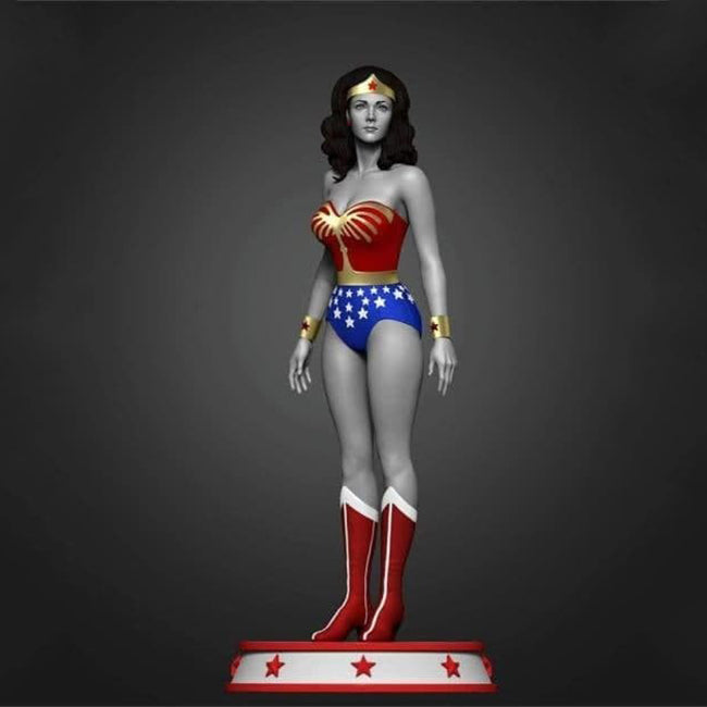 Wonder Woman 80s 3D Model Ready to Print