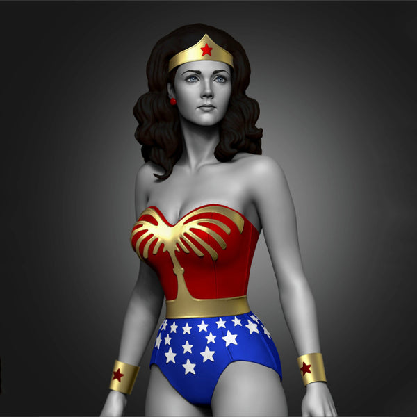 Wonder Woman 80s 3D Model Ready to Print