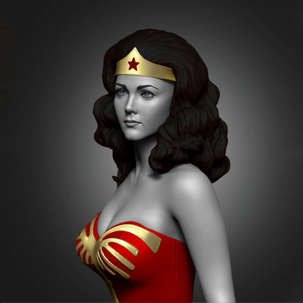 Wonder Woman 80s 3D Model Ready to Print