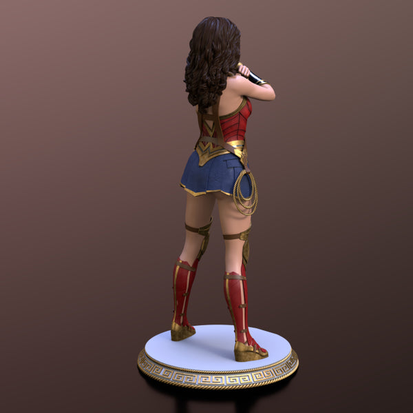 Wonder Woman DC 3D Model Ready to Print