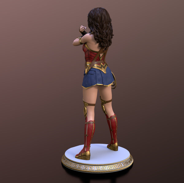 Wonder Woman DC 3D Model Ready to Print