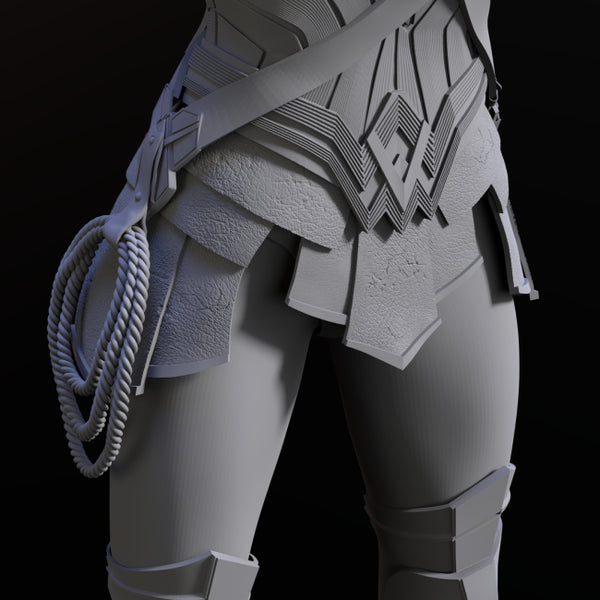 Wonder Woman DC 3D Model Ready to Print