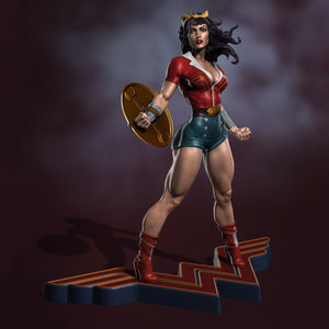 Wonder Woman from DC 3D Model Ready to Print