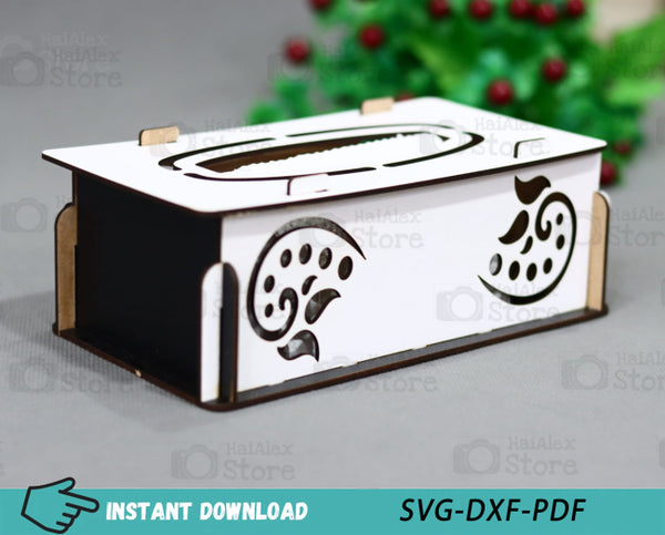 Wooden Tissue Box 3mm Laser Cut Files