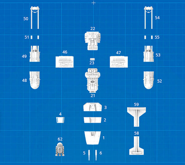 Y-wing Starfighter - Star Wars 3D Model Ready to Print