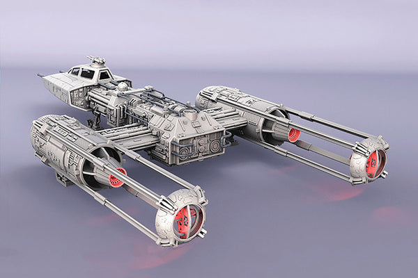 Y-wing Starfighter - Star Wars 3D Model Ready to Print