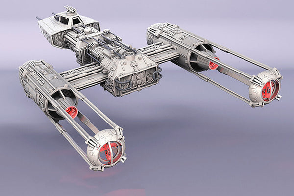 Y-wing Starfighter - Star Wars 3D Model Ready to Print