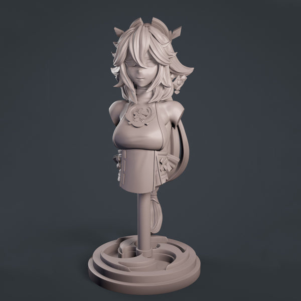 Yae Miko Bust 3D Model STL Ready to Print