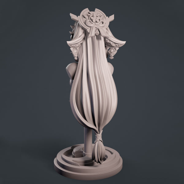 Yae Miko Bust 3D Model STL Ready to Print