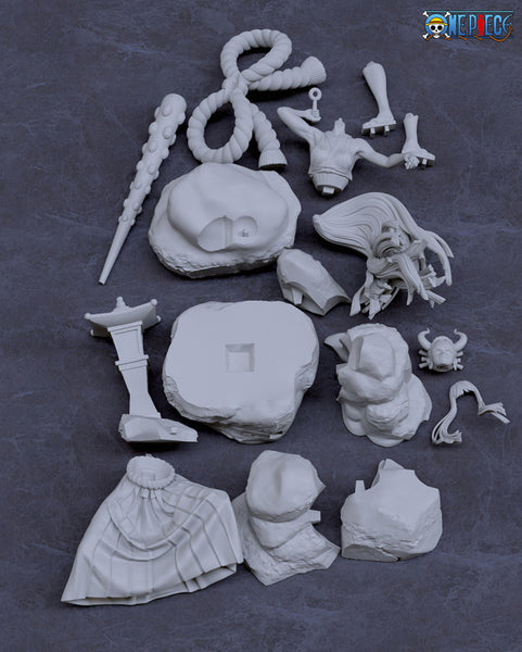 Yamato on Rock - One Piece 3D Model Ready to Print