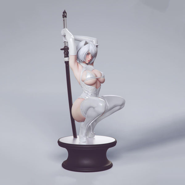 Yorha 2B Figure 3D Model STL Ready to Print