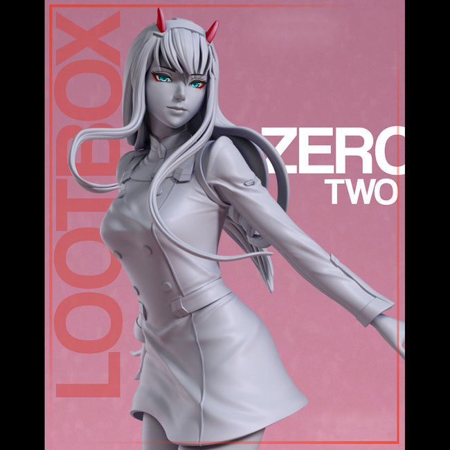 Zero Two - Darling in the Franxx 3D Model Ready to Print