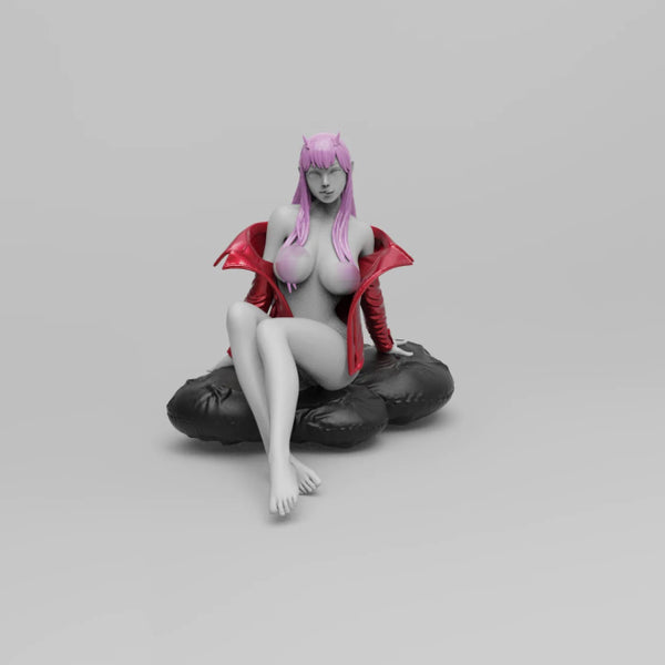 Zero Two Sitting Figure NSFW 3D Model Ready To Print