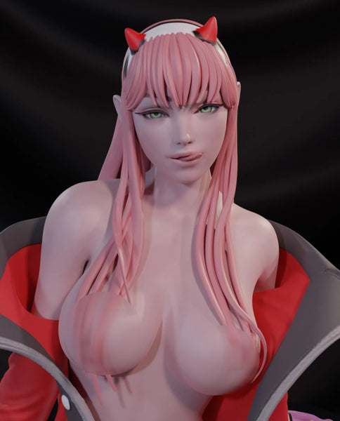 Zero Two Sitting Figure NSFW 3D Model Ready To Print