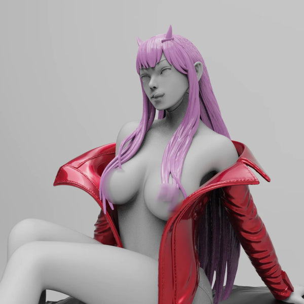 Zero Two Sitting Figure NSFW 3D Model Ready To Print