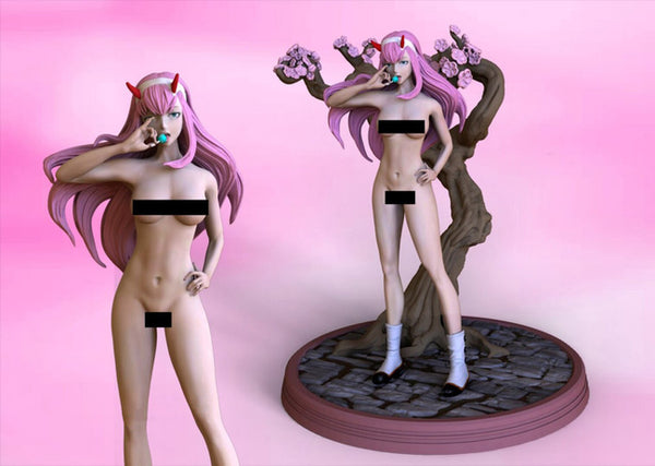 Zero Two from Darling In The Franxx 3D Model Ready to Print